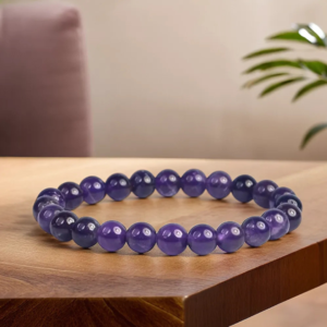 Wellness Amethyst Natural Stone Bracelet